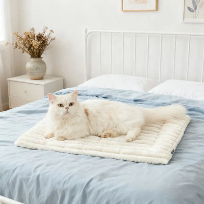 SnuggleHeat™ Self-Warming Pet Bed 🐱✨
